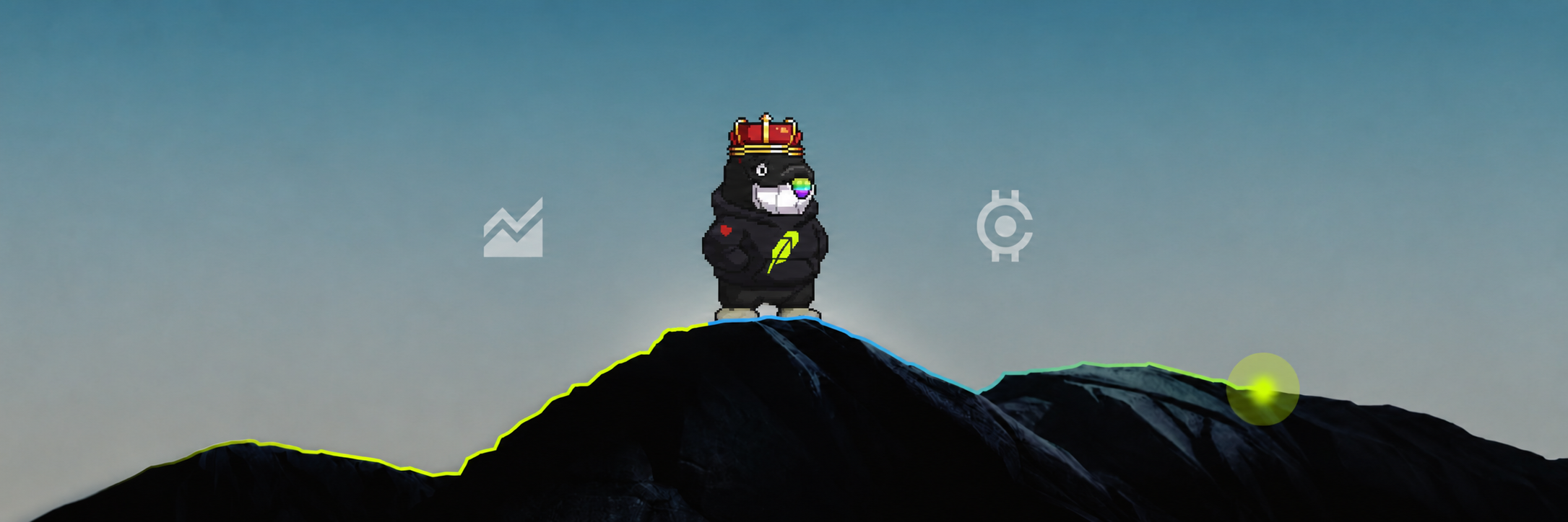 Hoodie Whale on the summit